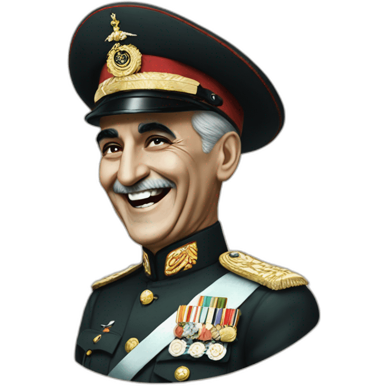 mohammad reza shah laughing emoji