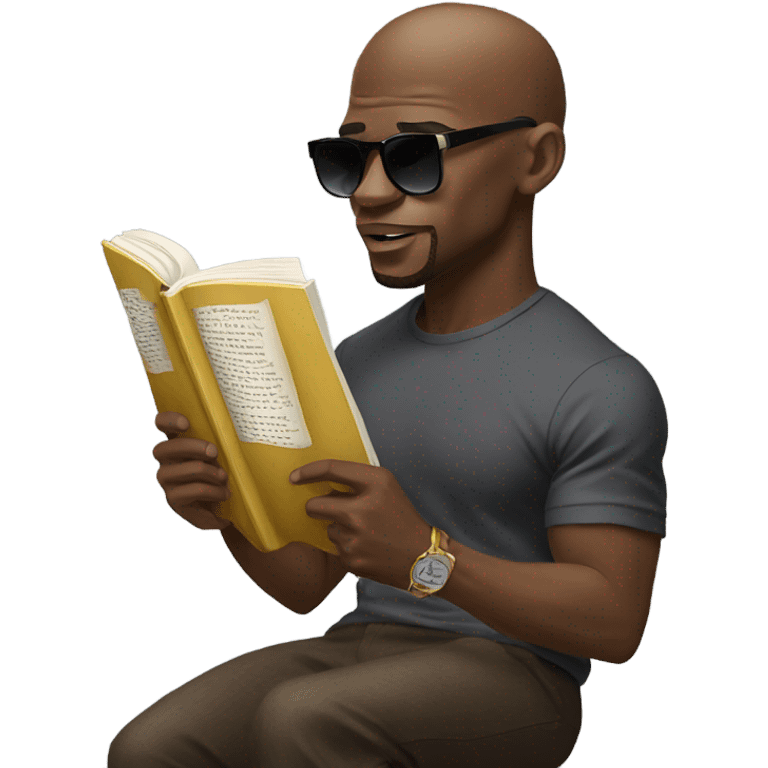 Floyd mayweather reading a book emoji