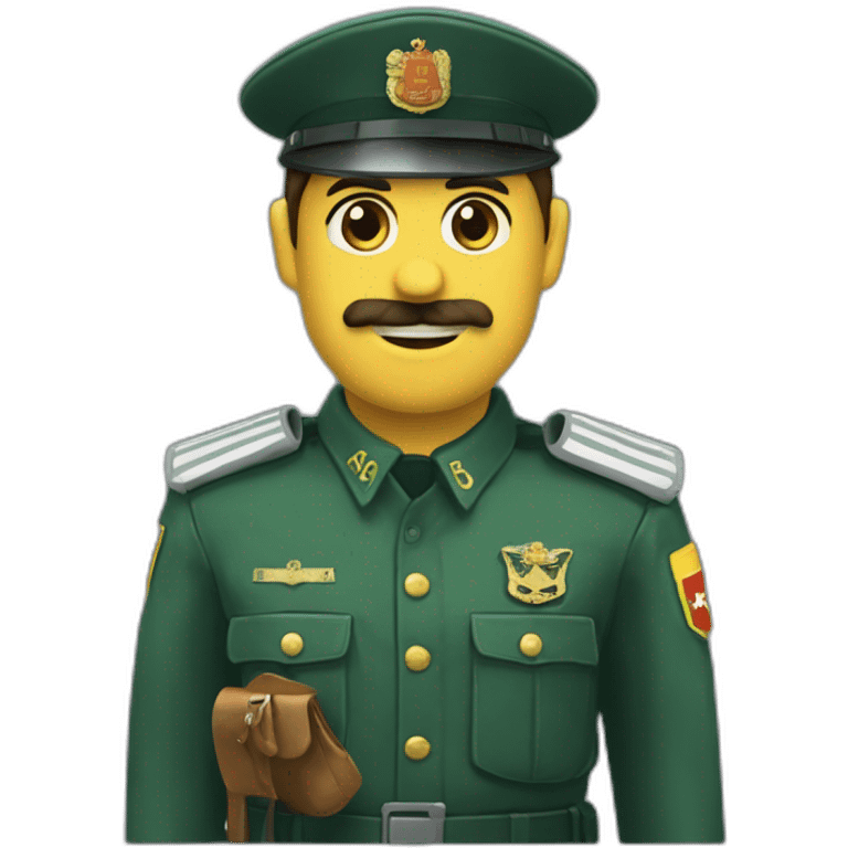 Guardia civil con tricornio emoji