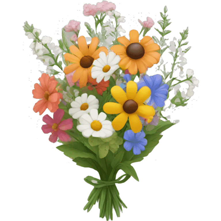 wildflower bouquet  emoji