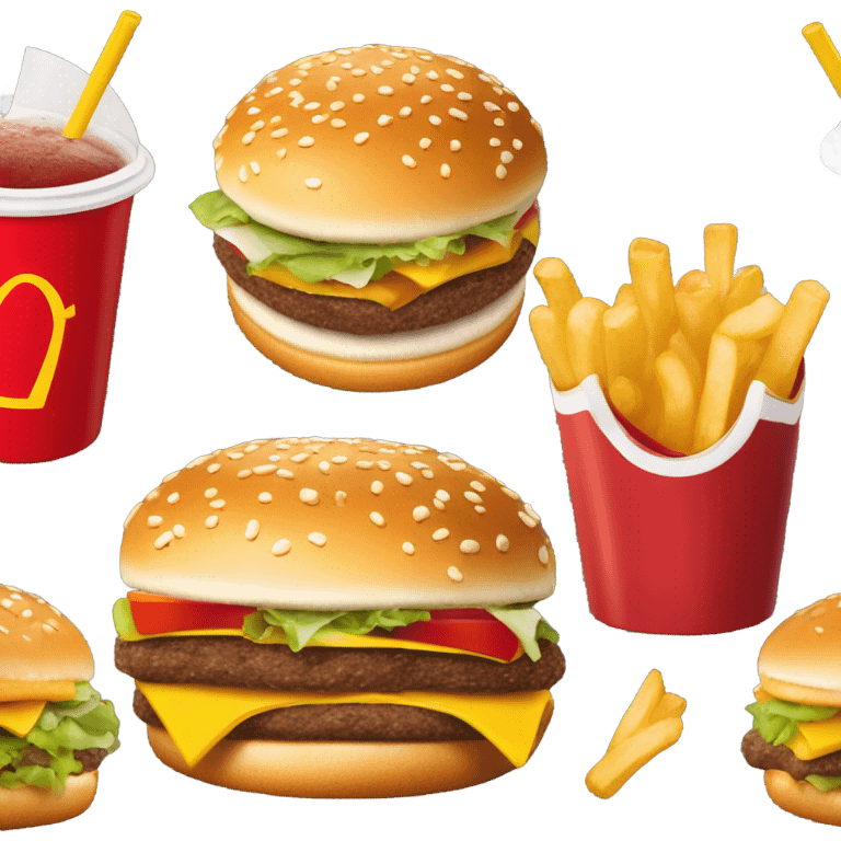 mcdonald's food  emoji