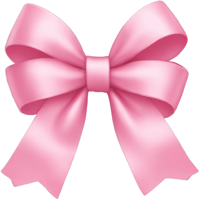 Baby pink bow emoji