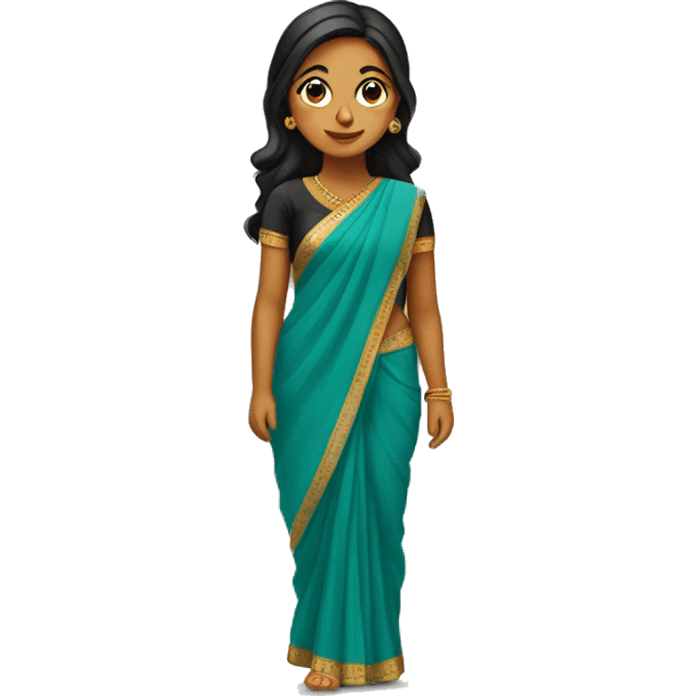 Punjabi girl in sari emoji