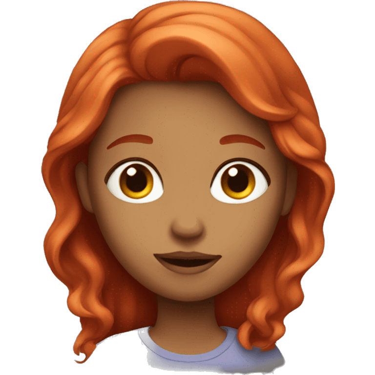 red-haired girl emoji