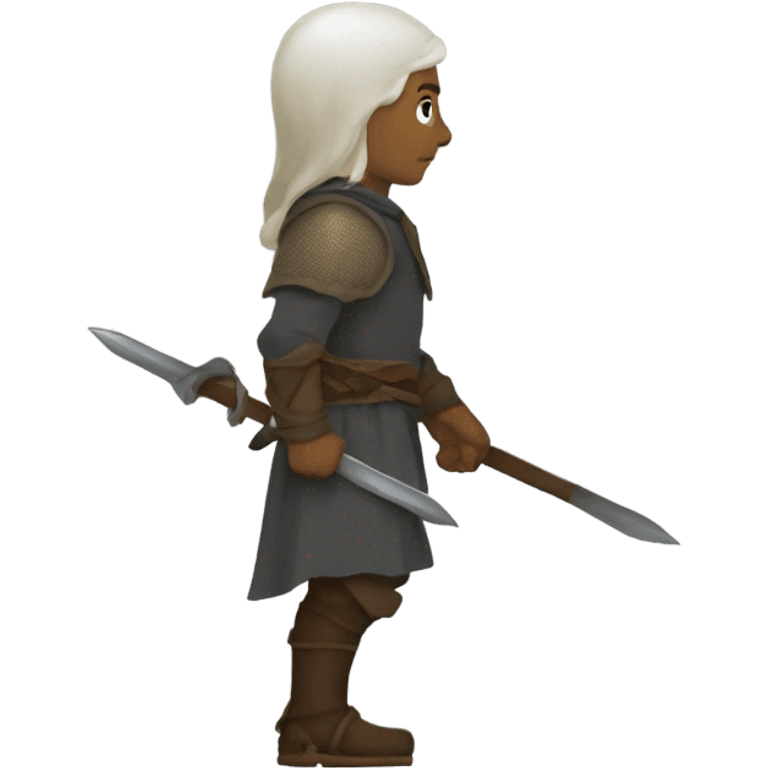 fantasy rpg medieval person walking sideview emoji