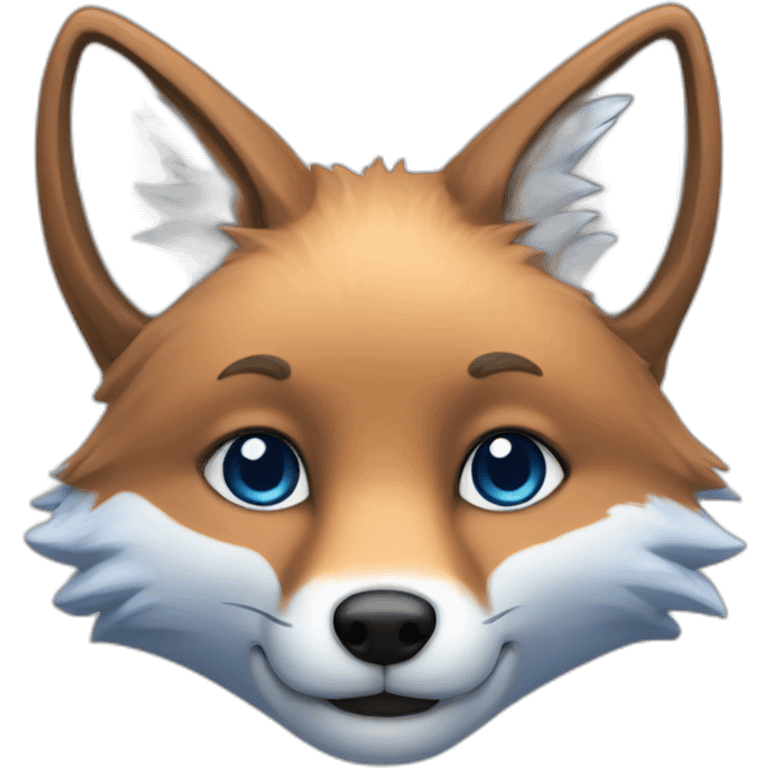 Blue Fox emoji