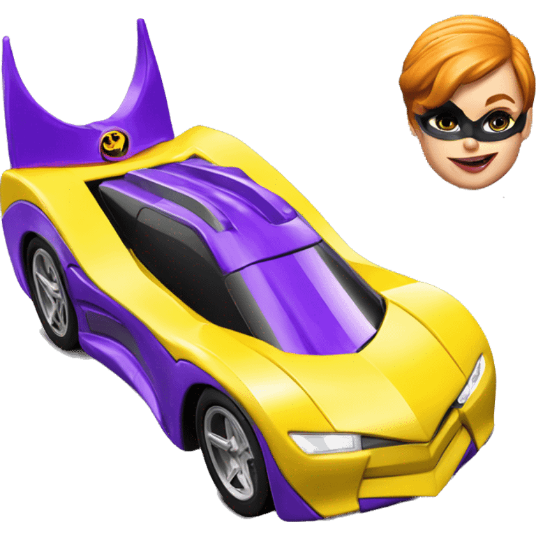   Hot wheel Batgirl rc car emoji