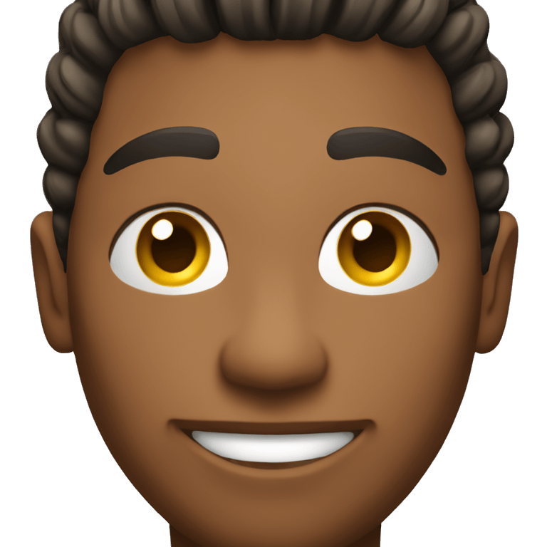 male looking at viewer outdoors with cornrows  emoji