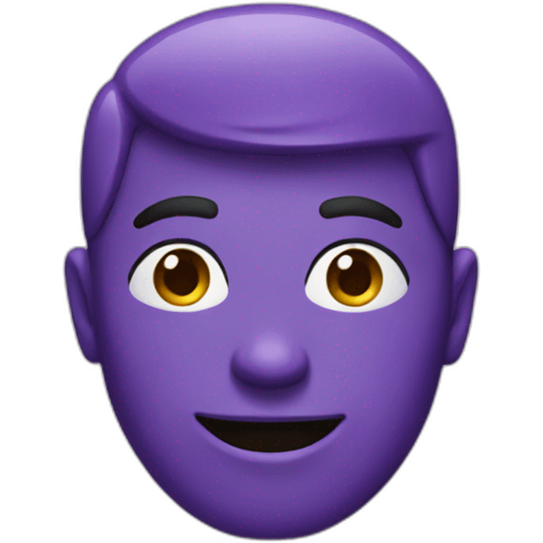 Purple guy emoji