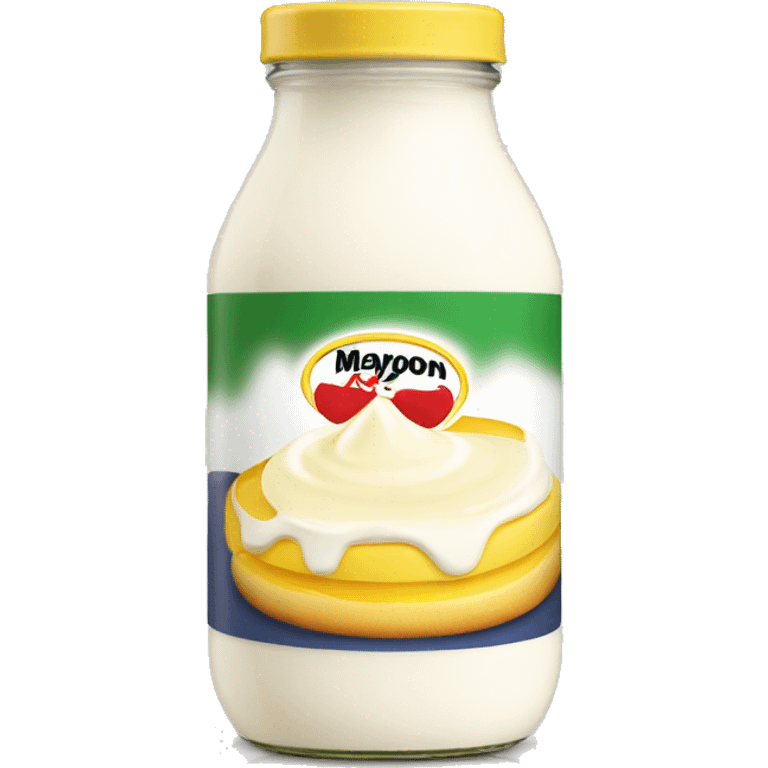 A mayonaise on bottle emoji