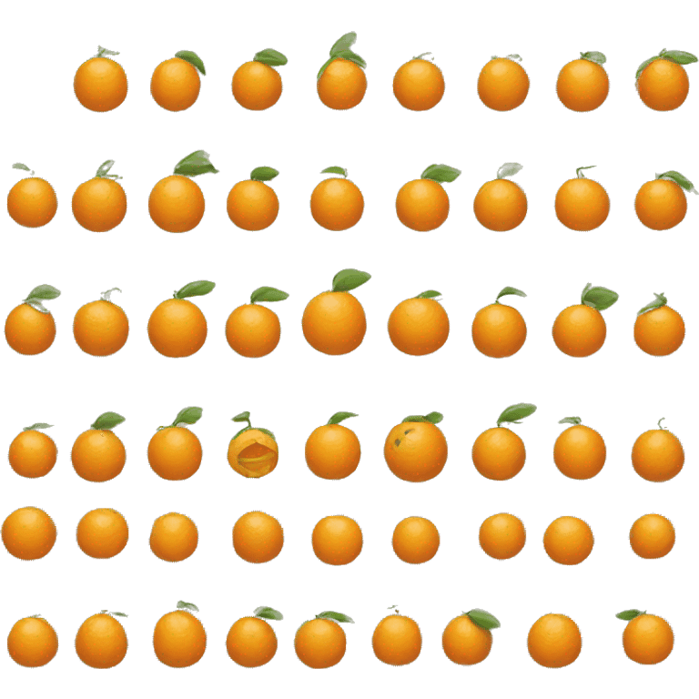 Orange  emoji