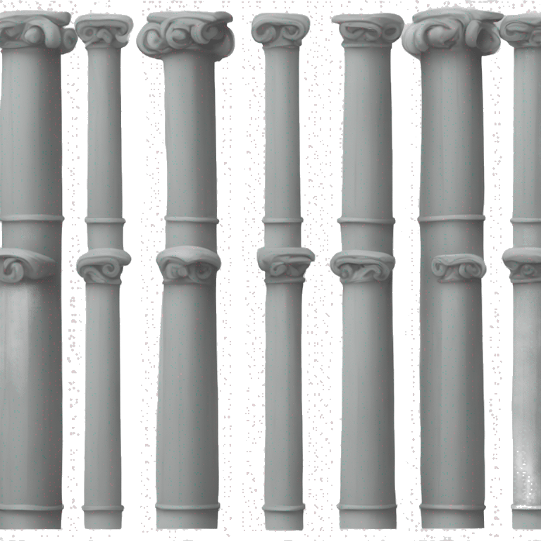 A row of columns emoji