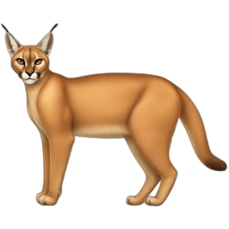 Obese caracal emoji