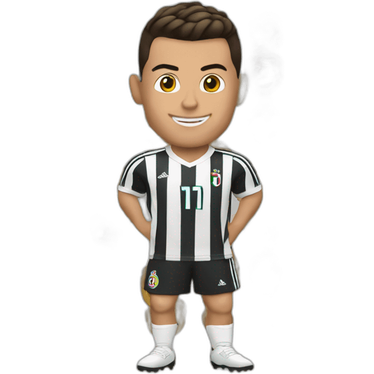 cristiano ronaldo with boll emoji