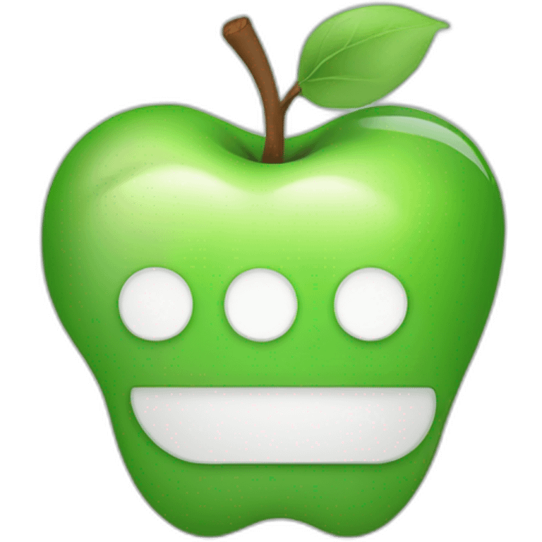 Apple logo if it was vapourware emoji