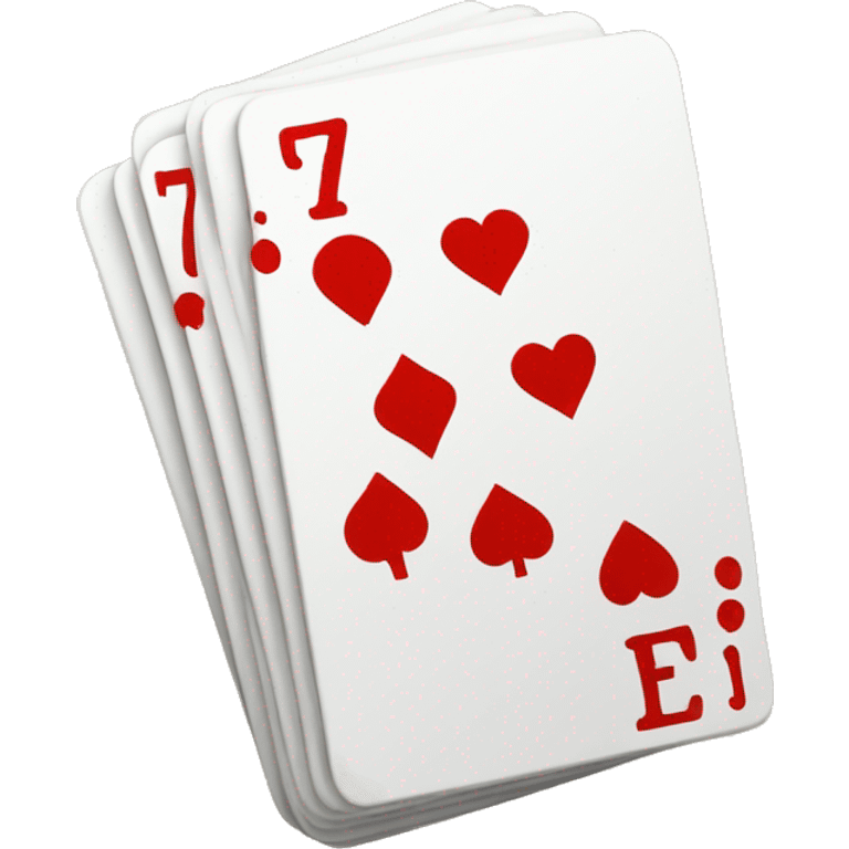 playing cards number 7  emoji