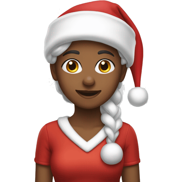 female santa’s helper  emoji