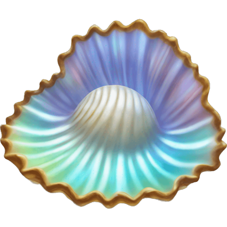 Coquillage holographique  emoji