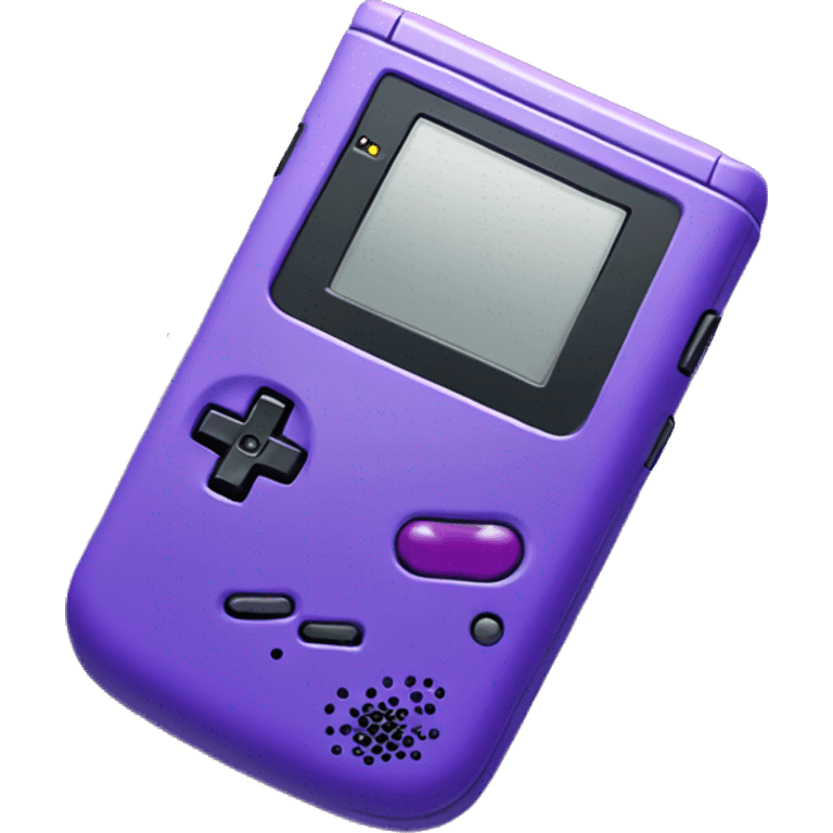 Purple game boy color, iOS emoji style  emoji