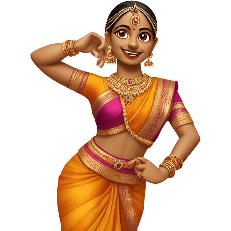 a bharatanatyam dancer emoji