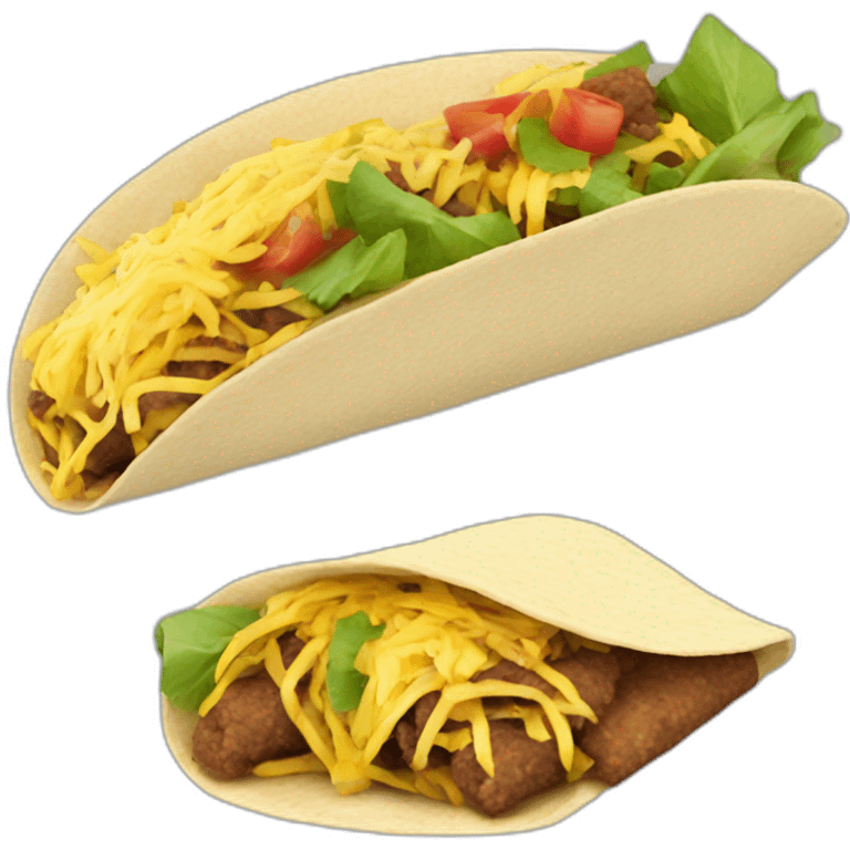 Taco de res emoji