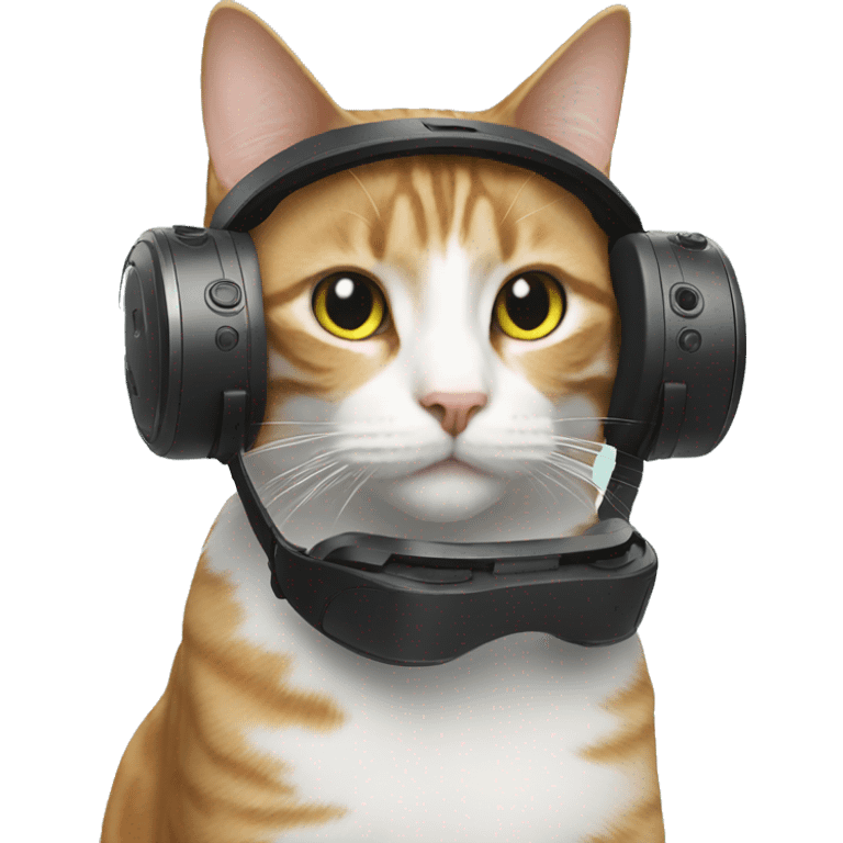 VR cat  emoji