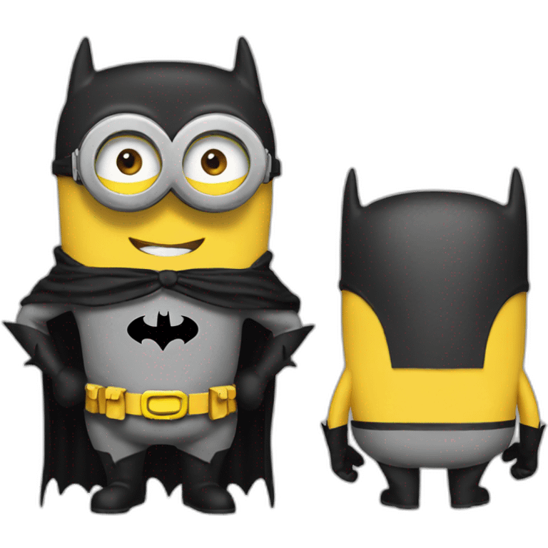 Minions batman emoji