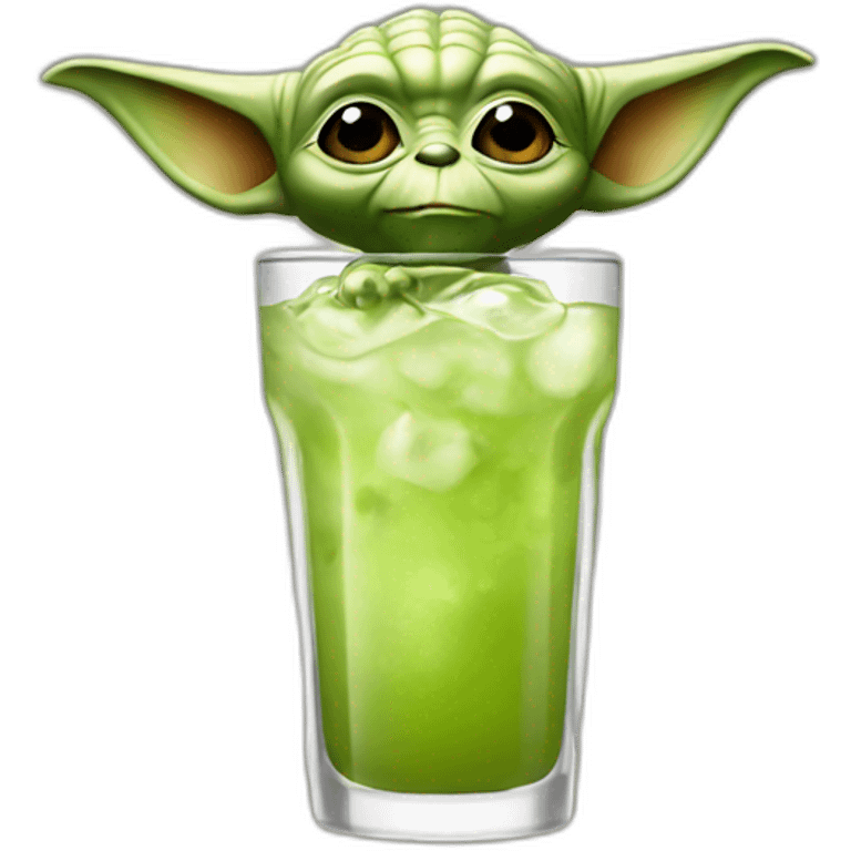 Yoda-drink-bear emoji