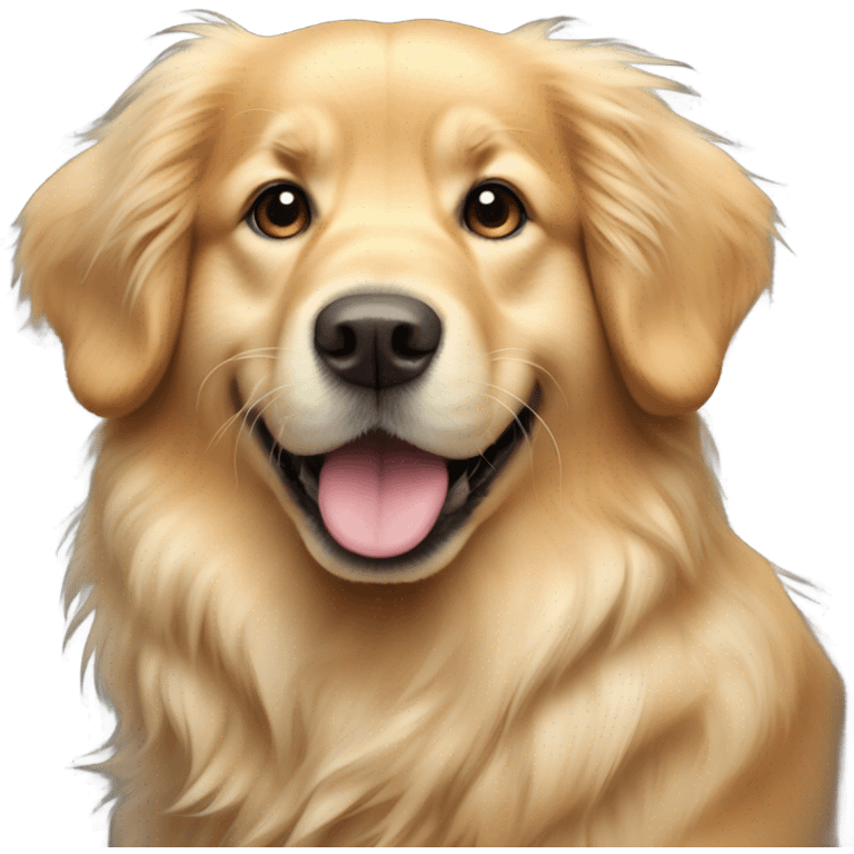 golden retriever  emoji