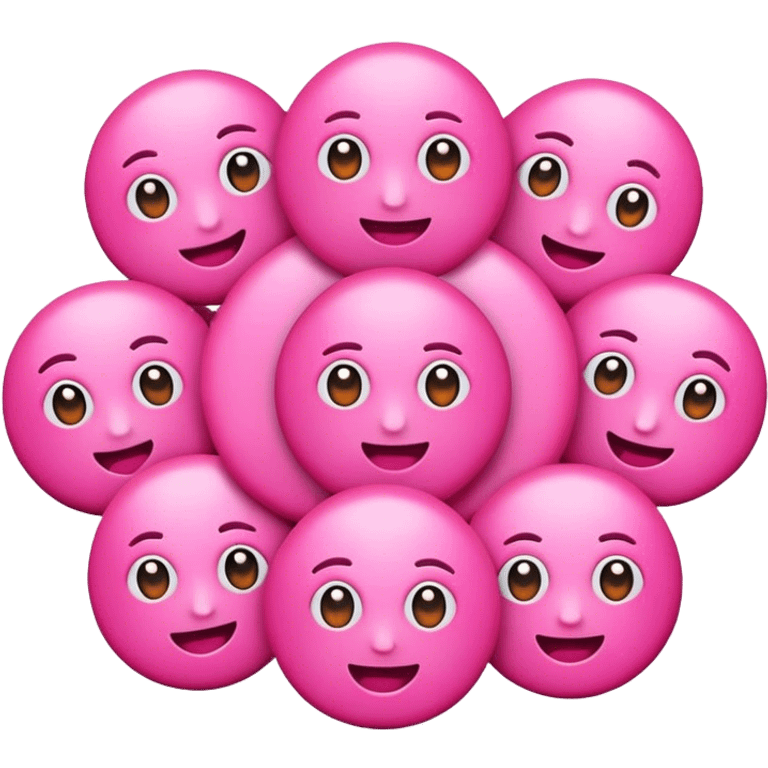 Pink emojis  emoji