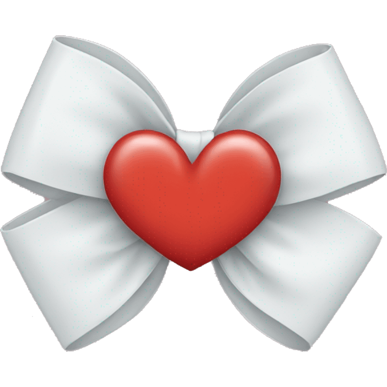 Heart bow emoji