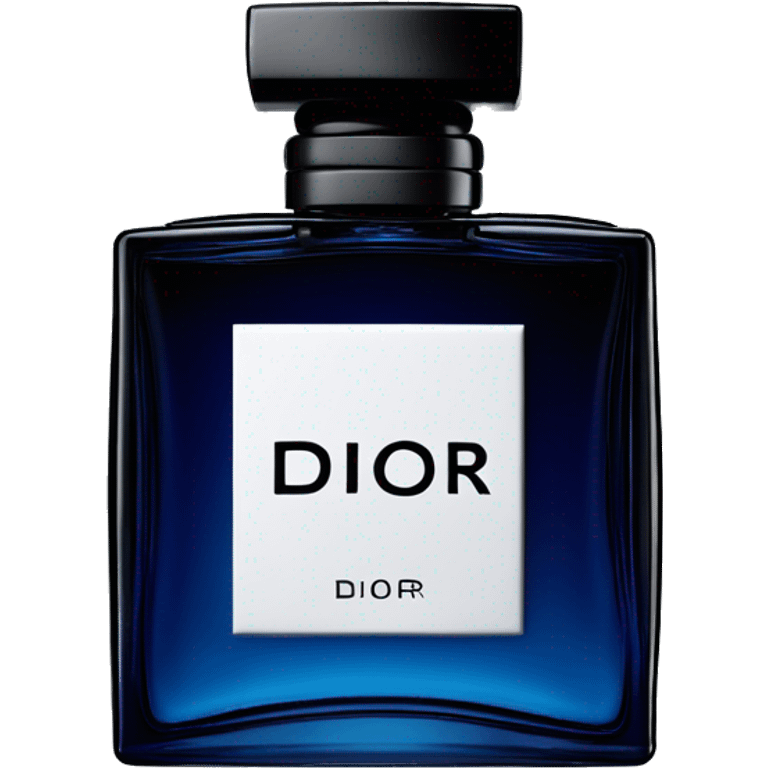 blue men’s dior perfume cylinder black top square  emoji