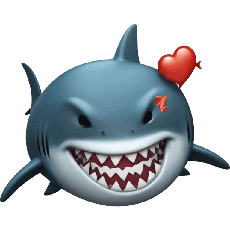 shark is kissing emoji