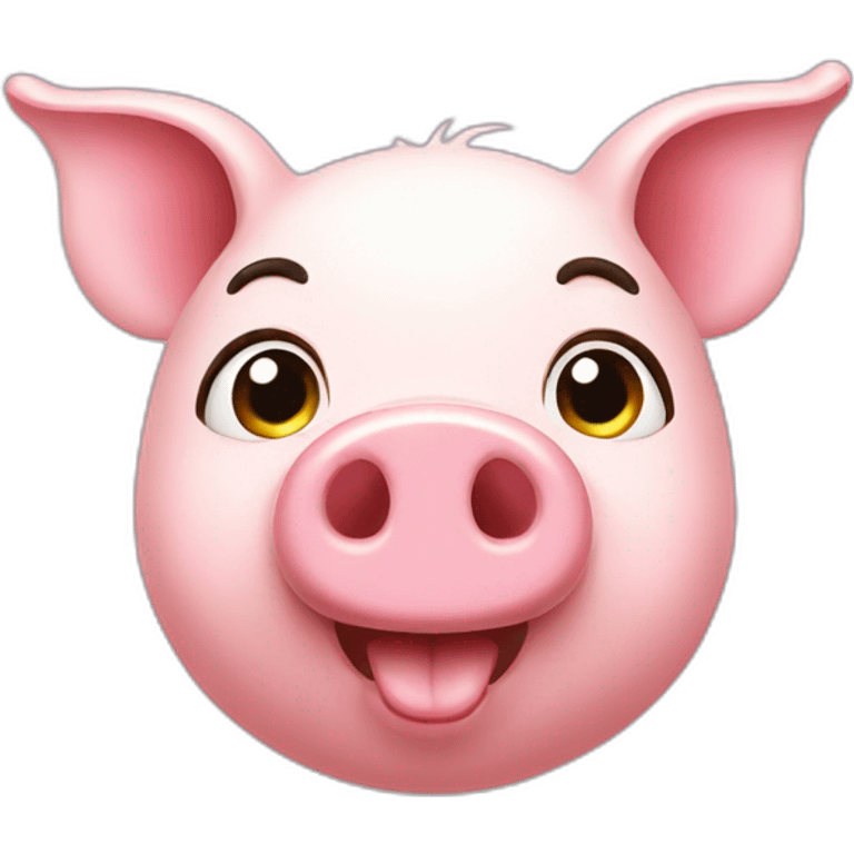 shinny pig emoji