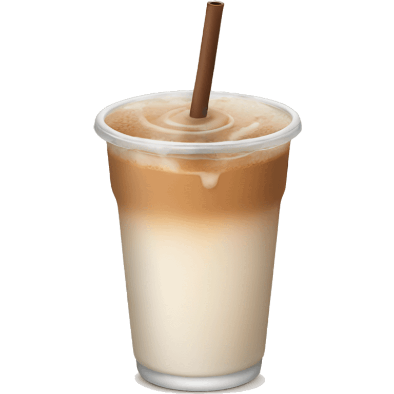 iced chai latte emoji