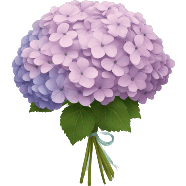 Hydrangea bouquet emoji