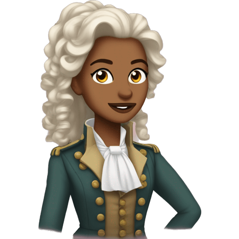 Renee goldsberry as Angelica schuyler emoji