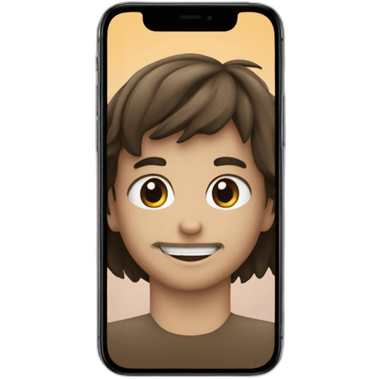 iphone 14 pro phone mockup emoji