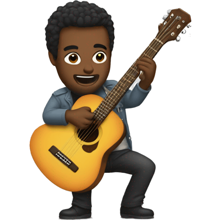 Glen House playing guitar emoji