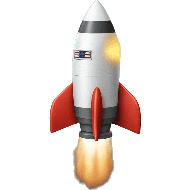 A rocket  emoji