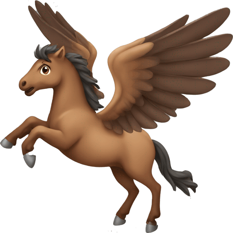 Brown Pegasus  emoji