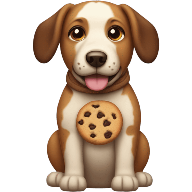 dog in a cookie costume emoji