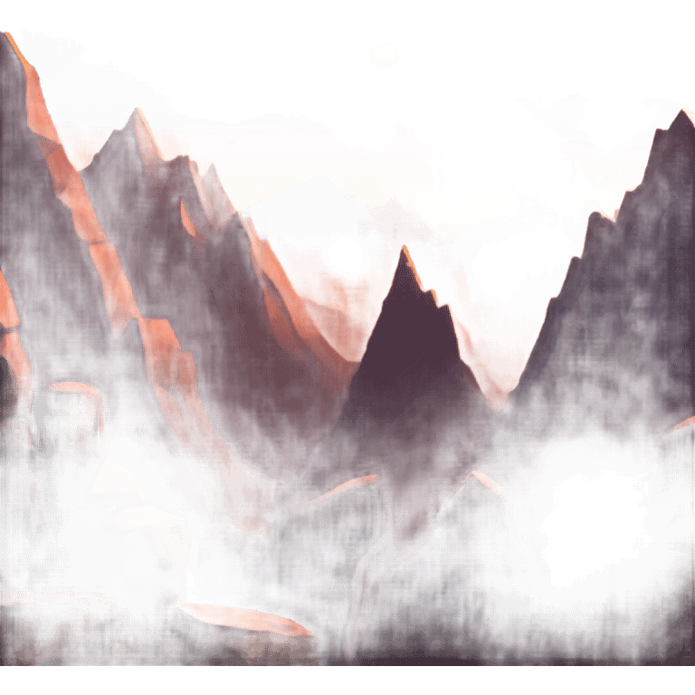 Sunrise in mountains  emoji