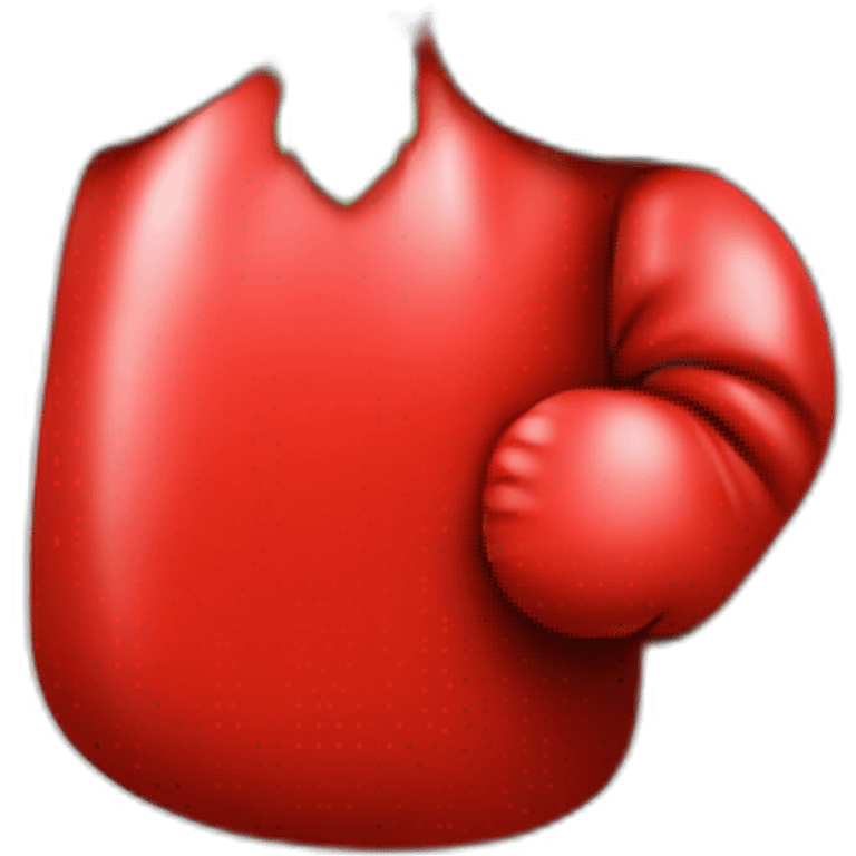 Boxing glove made of berries  emoji