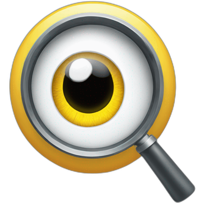 Eye in magnifying glass emoji