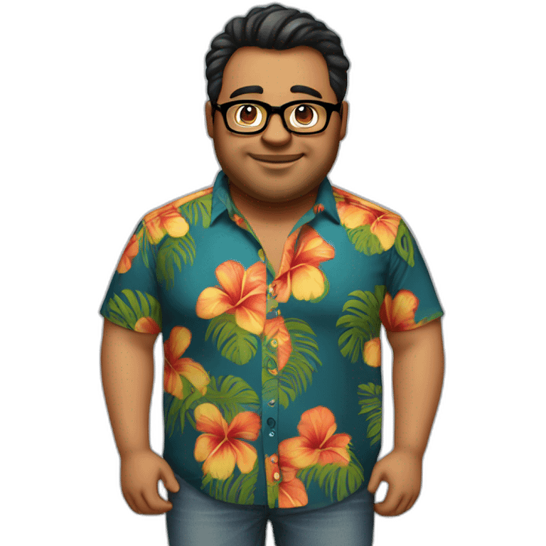 chubby-indian-black-framed-glasses-it-guy-hawaii-shirt emoji