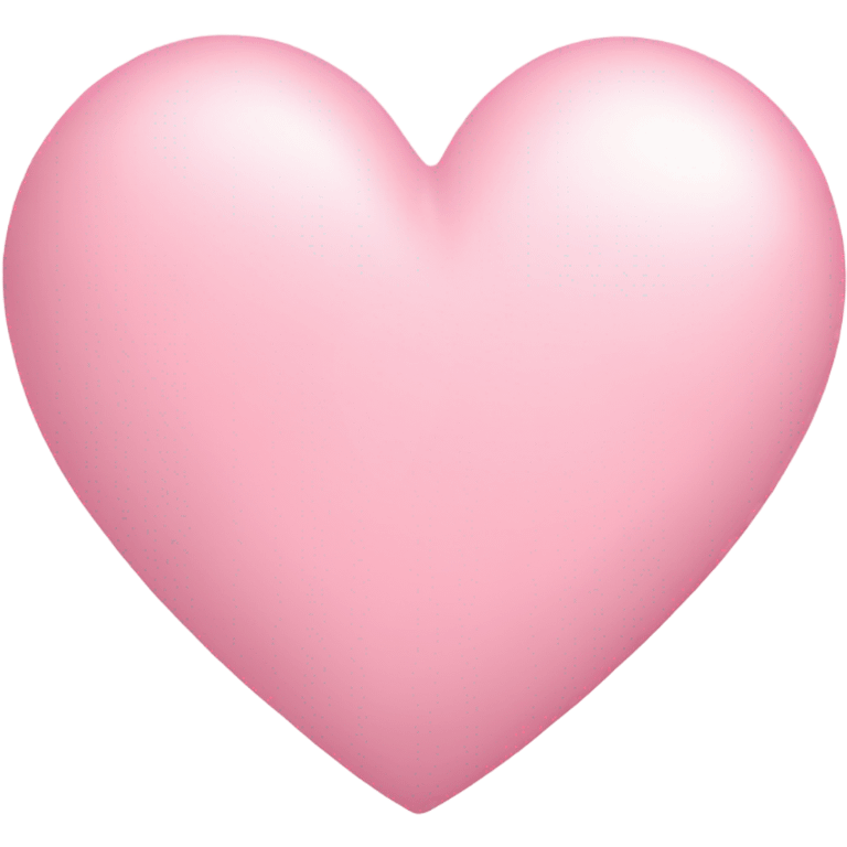 Baby pink heart emoji