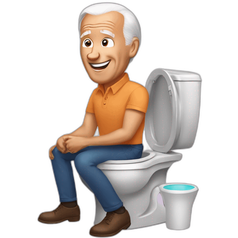 Joe Biden potty training emoji