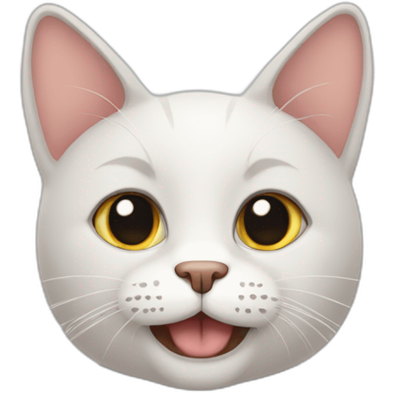 a cat cartoon emoji