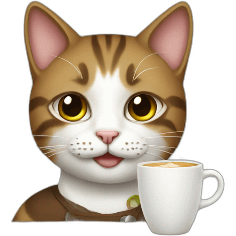 Barista Cat emoji